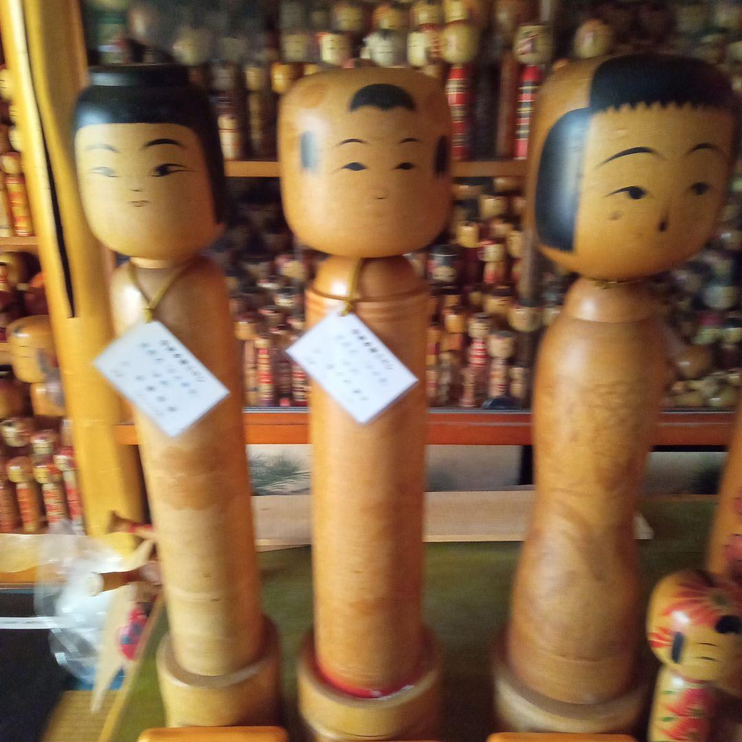 伝統こけし！巨大　こけし祭り特注品5点