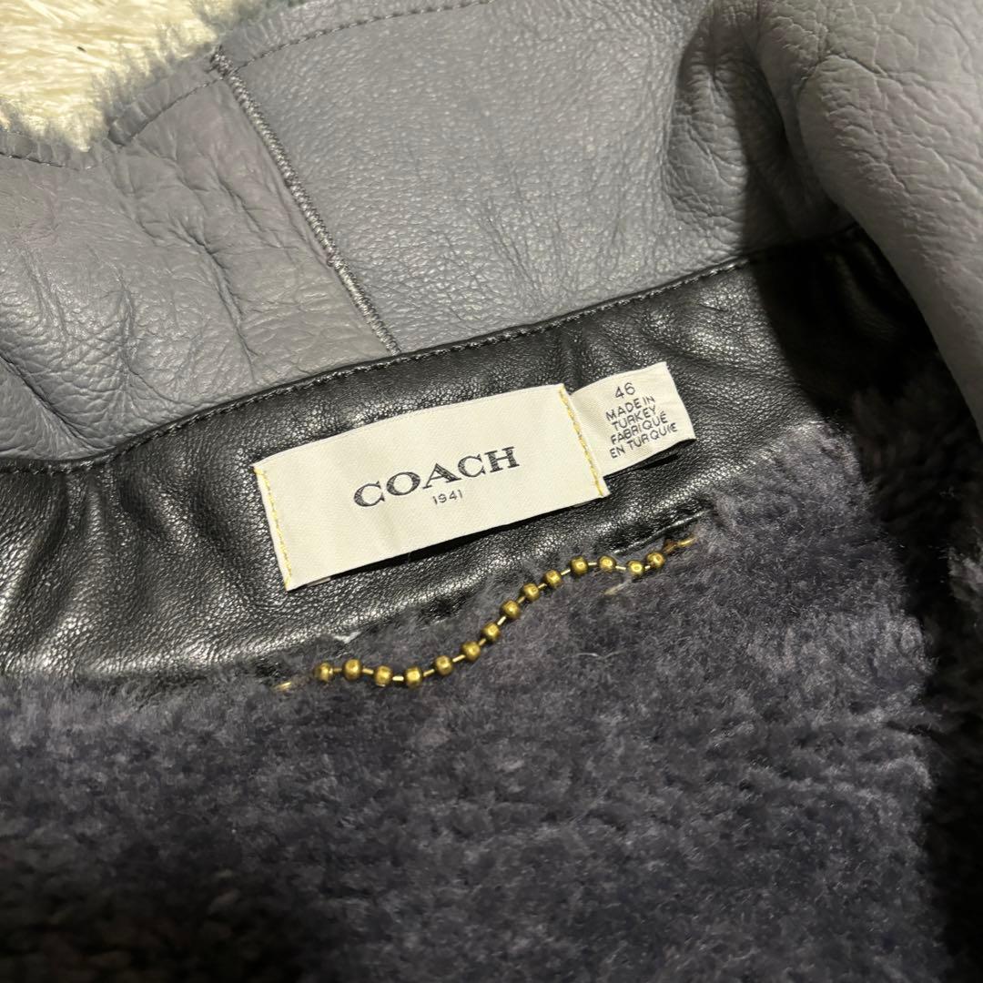 極美品✨ COACH SHEARLING SNAP FRONT JACKET
