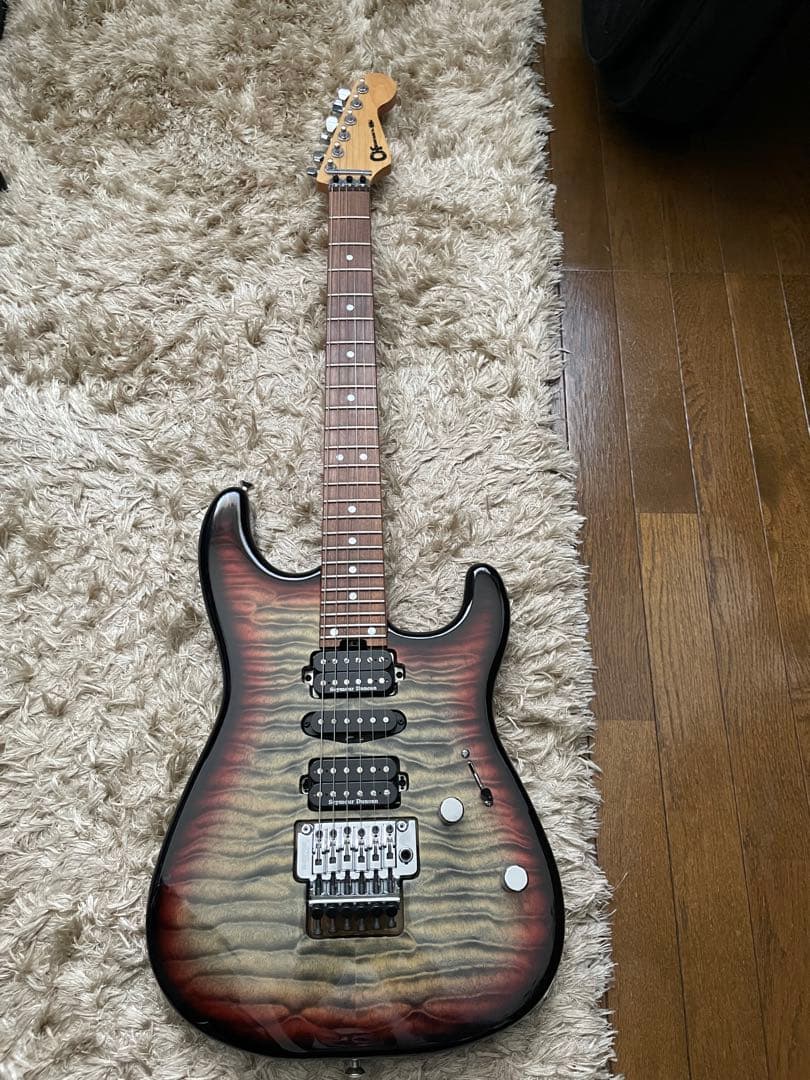 ギター charvel mj san dimas qm