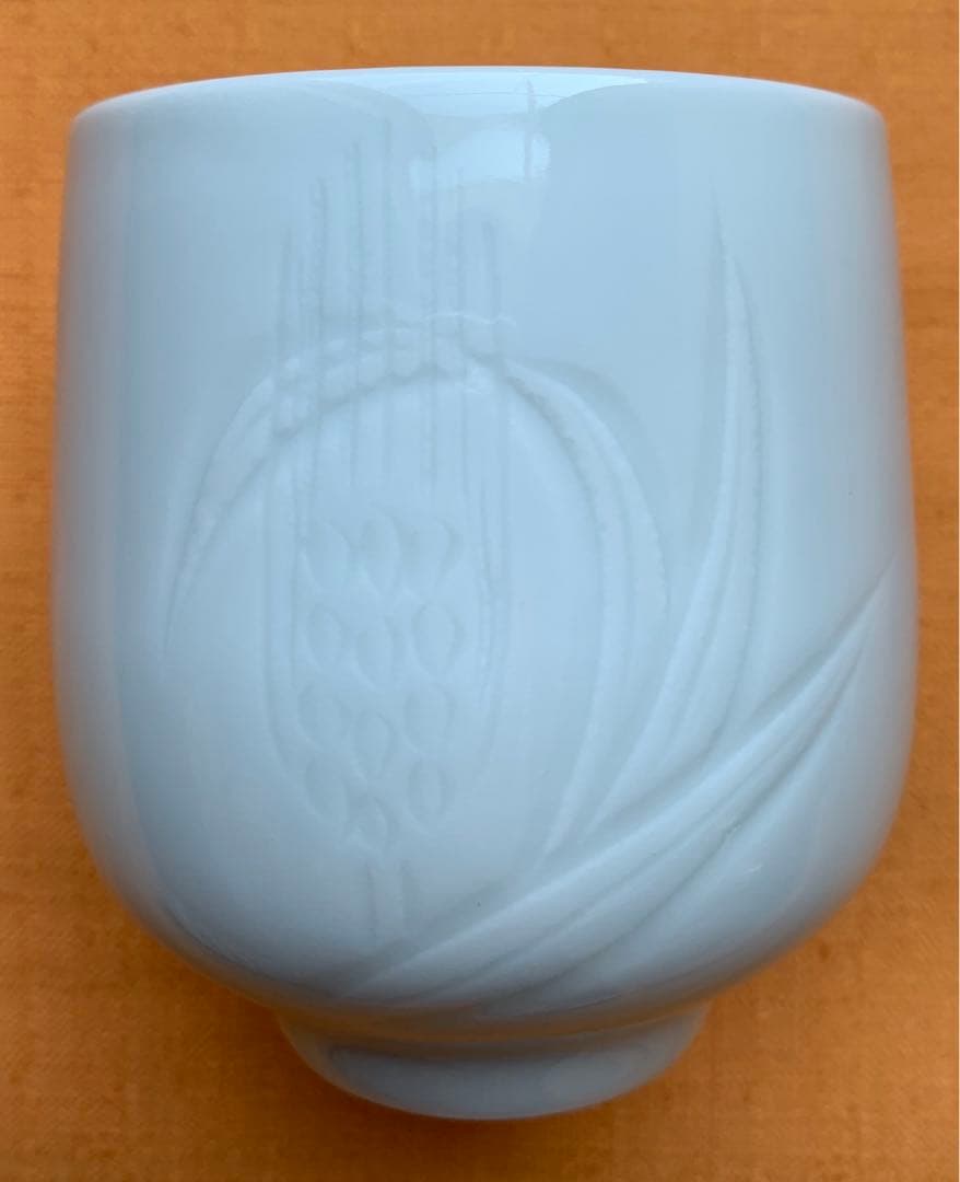 人間国宝　井上萬二　作　白磁　湯呑茶碗 美品