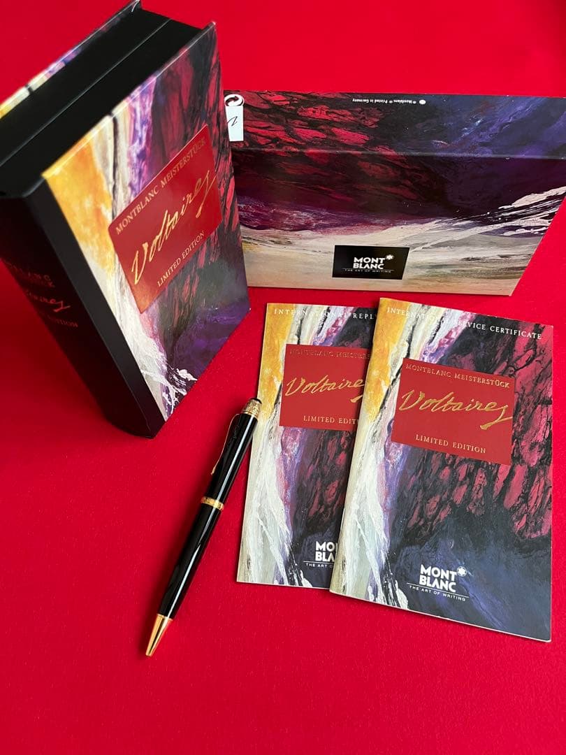 モンブランボールペン 作家シリーズ 1995年ボルテール❗️入手困難‼️