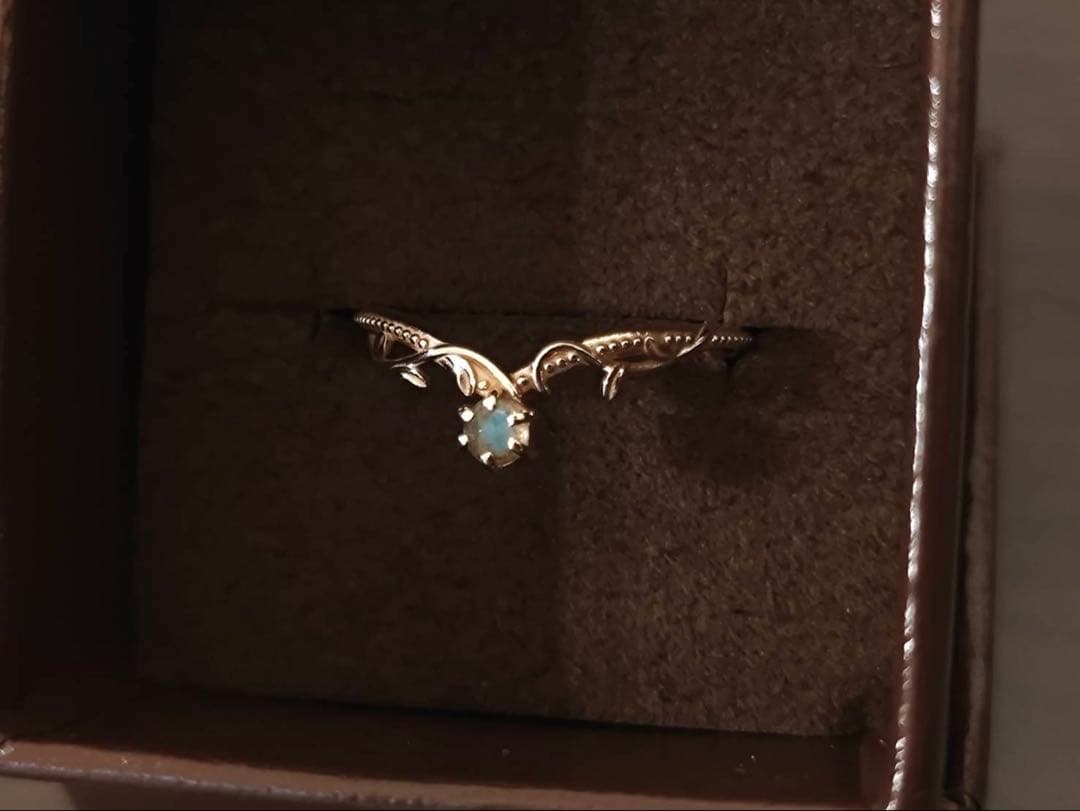 完売品Limited Edition K10ラブラドライトリング 11号