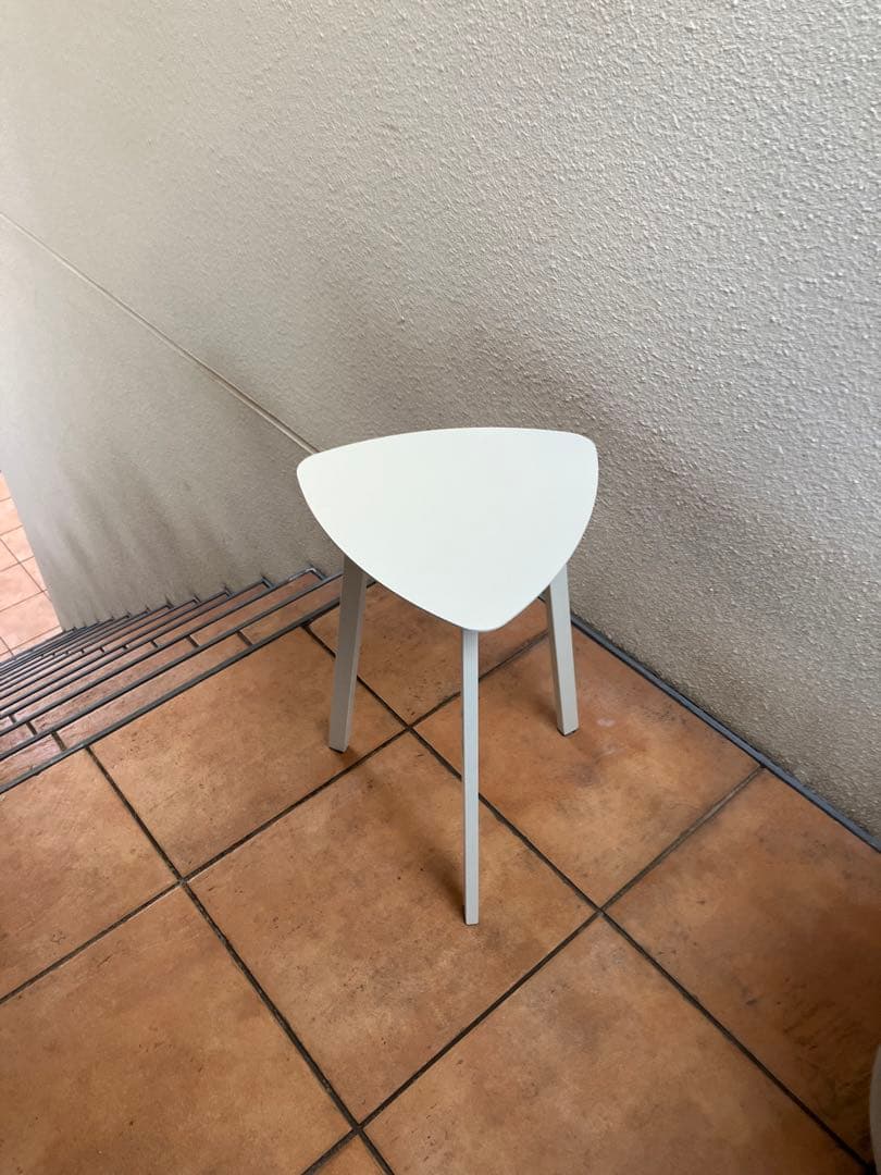 アイアンスツール　ホワイト