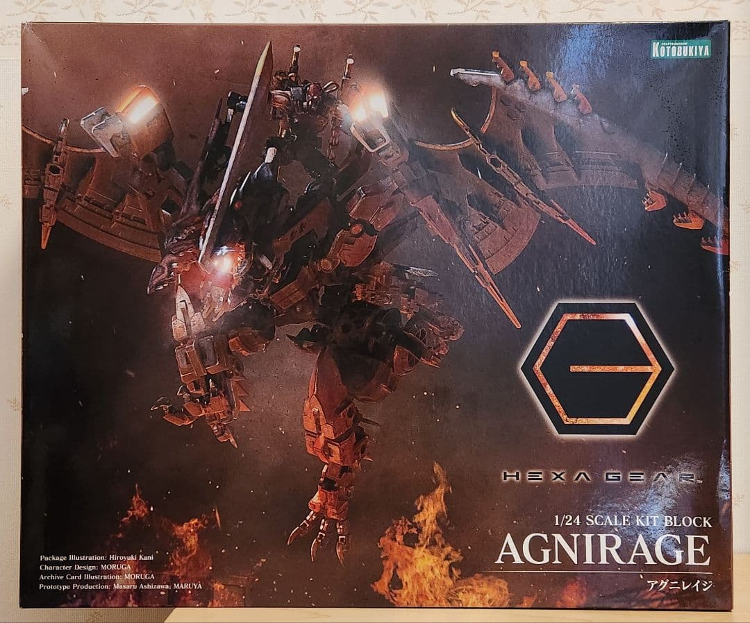 1/24 ヘキサギア アグニレイジ　コトブキヤ　箱ヘコミあり