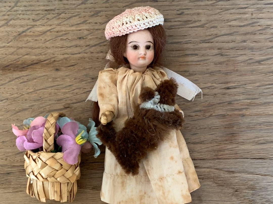 セット 希少 フレンチミニョネット フランスアンティーク ビスクドール