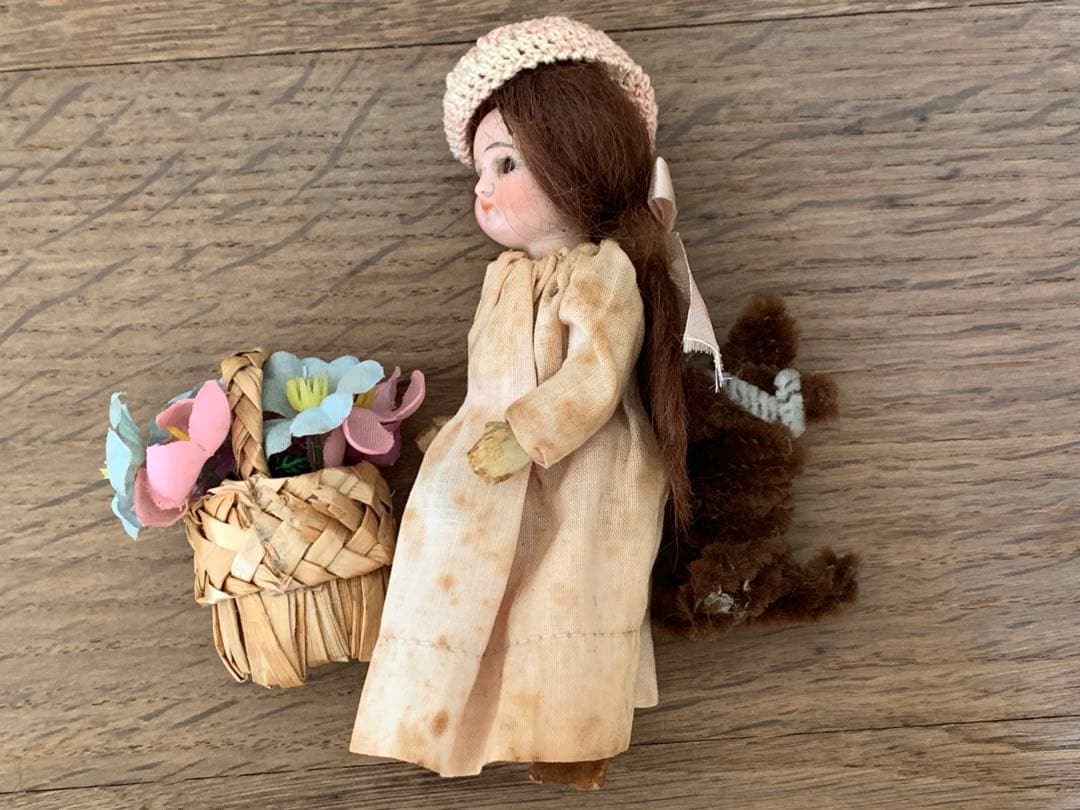 セット 希少 フレンチミニョネット フランスアンティーク ビスクドール