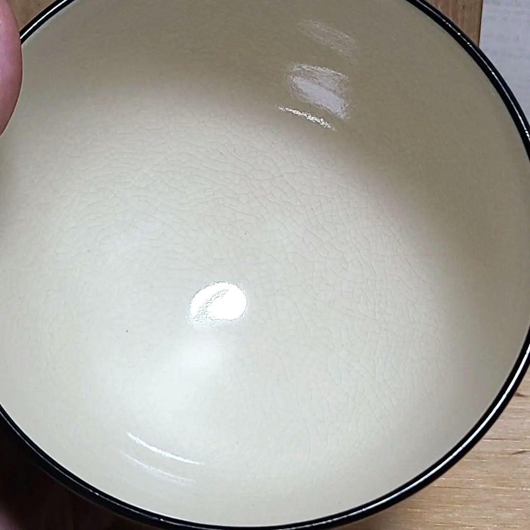 杉田祥平　清閑寺　茶碗　色絵朝陽樹影画