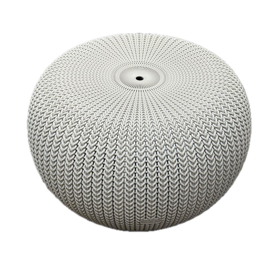 KETER ケター　ガーデンファニチャー ニット調　3点セット