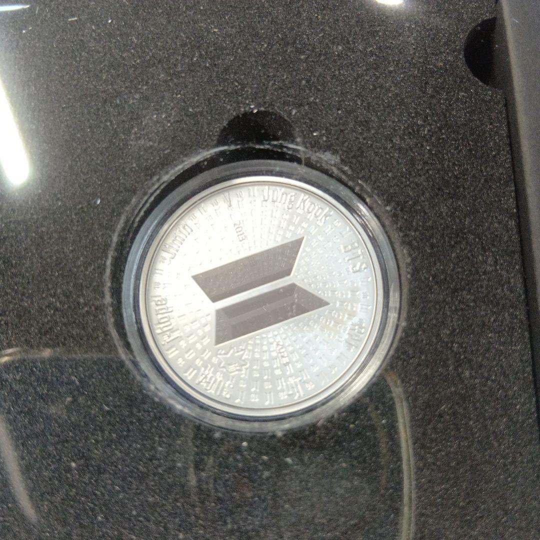 BTS　10周年記念硬貨　　シルバー　純銀　新品未開封　HYBE　韓国