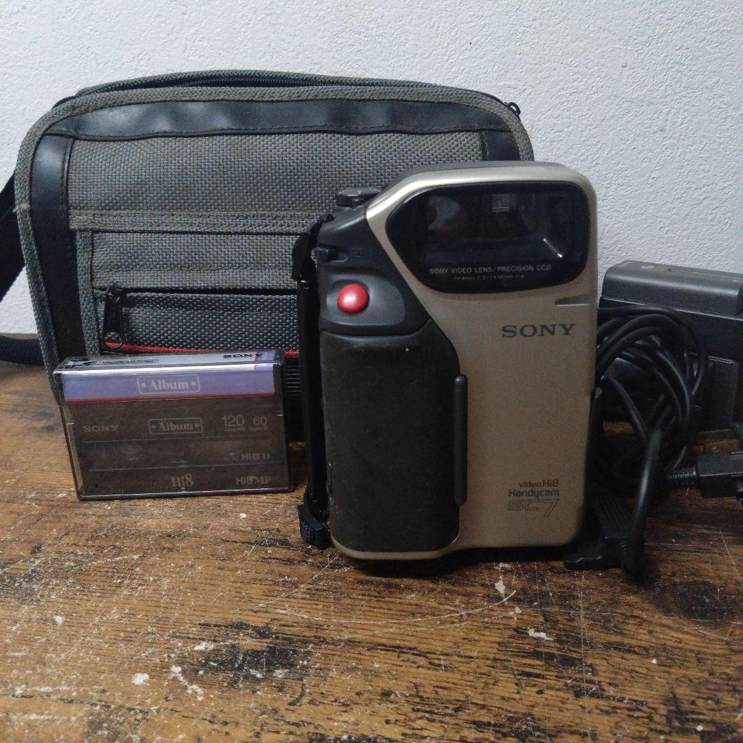 Mt15 SONY Handycam SC7 本体 昭和レトロ ビデオカメラ
