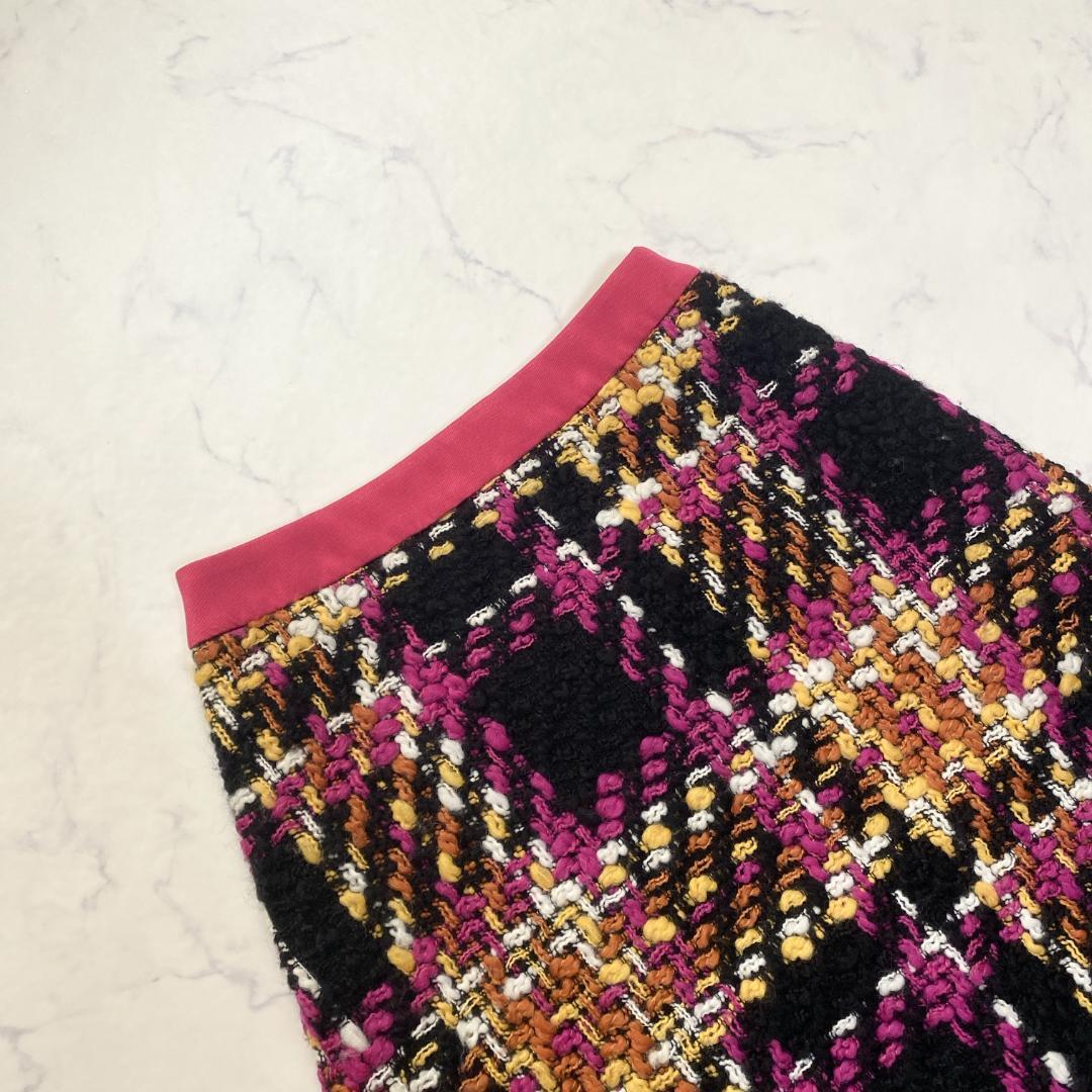 drawer ドゥロワー ツイードスカート 36 UNITED ARROWS