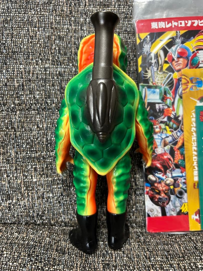 メディコム・トイ×東映レトロソフビ★初期版カメバズーカ　濃厚カラー 2014