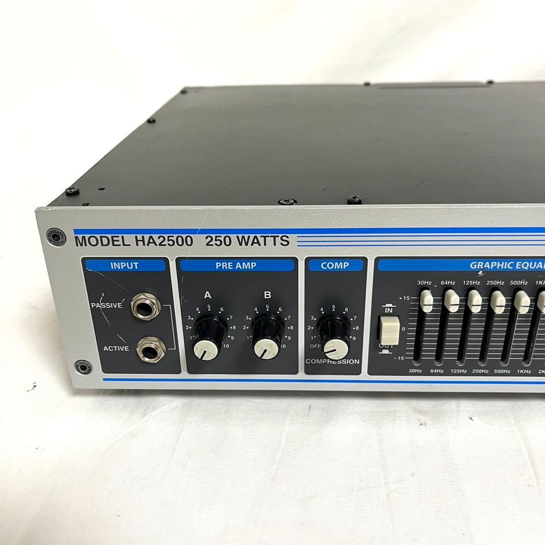 Hartke ベースアンプヘッド HA2500ハートキー グラフィックイコライザ