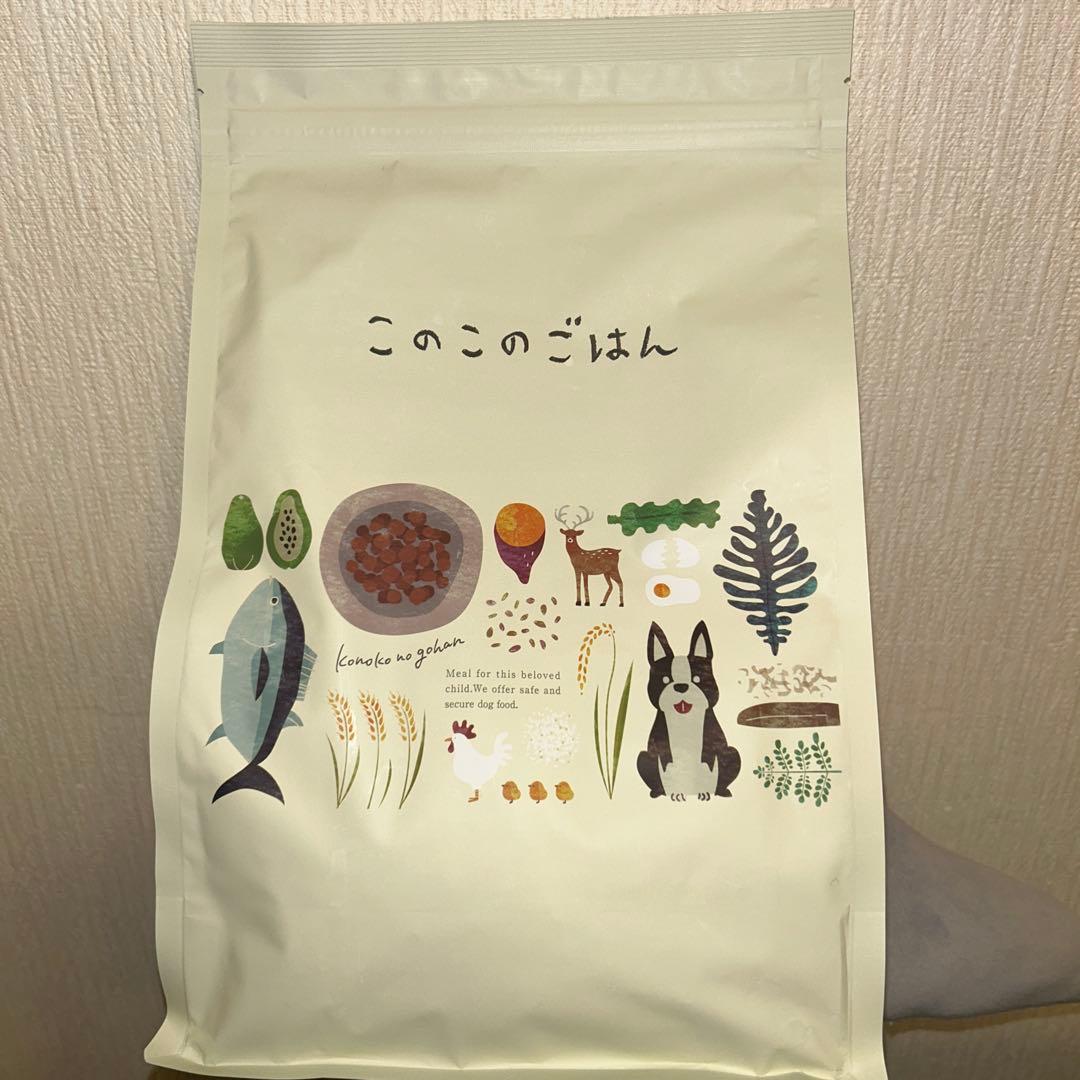 このこのごはん ドッグフード 4袋セット 日本製 涙やけ ドライフード