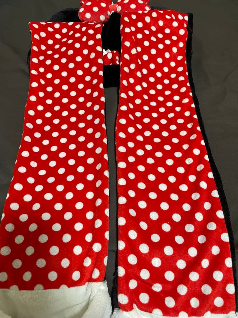 ディズニー　ファンキャップマフラー　ミニー