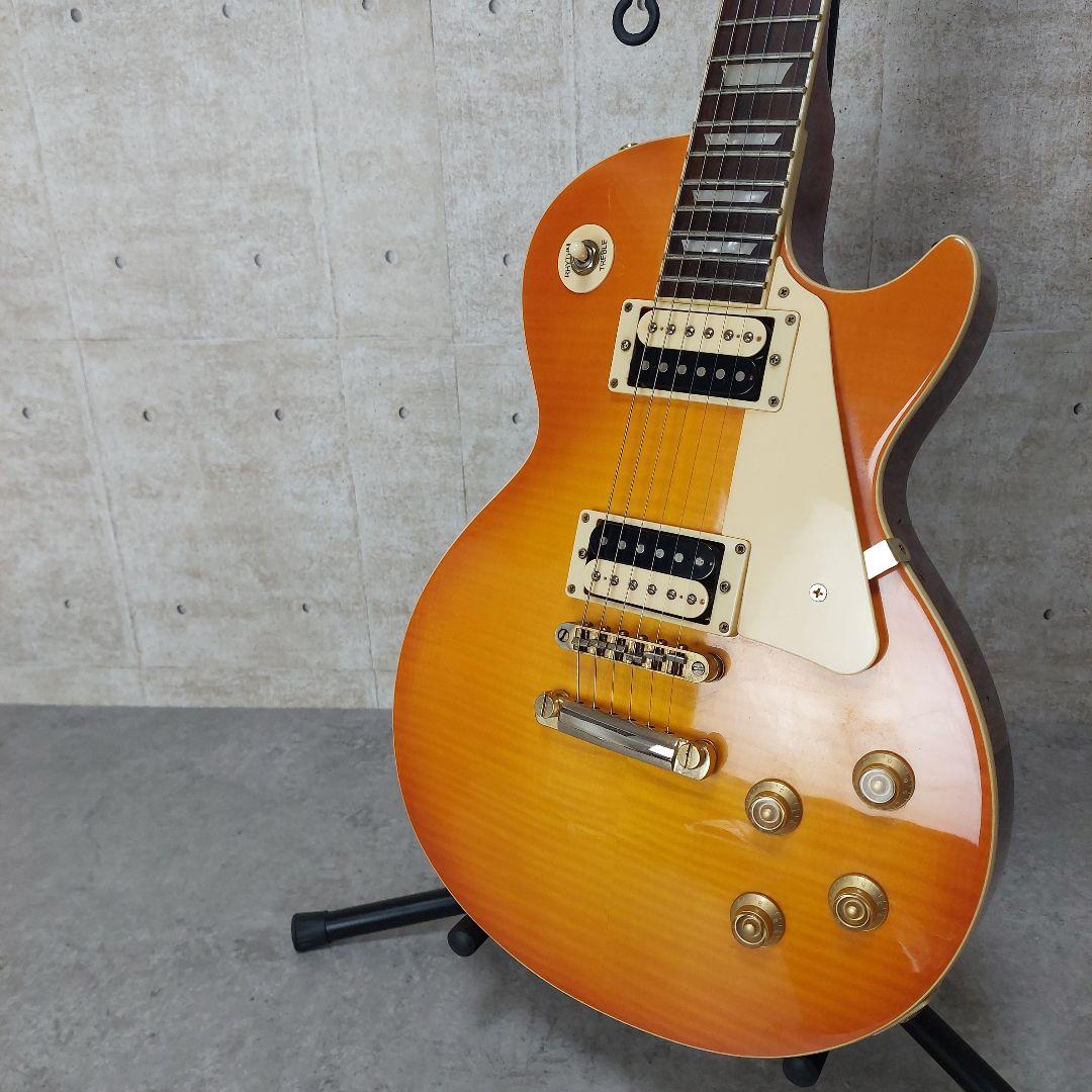 Blitz by Aria ProⅡ レスポール チェリー サンバースト 虎杢