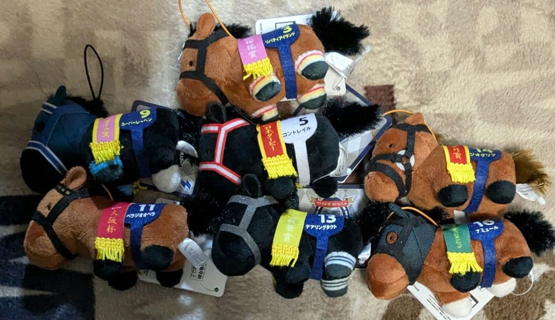 ナムコ限定　サラブレッドコレクション　ミニマスコット8 全7種　フルコンプ