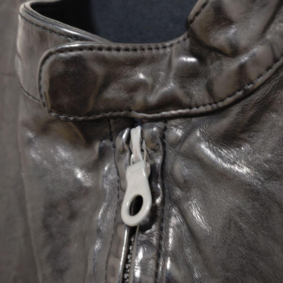 BACKLASH 1254-01 シングルライダースジャケット XL（ブラック）