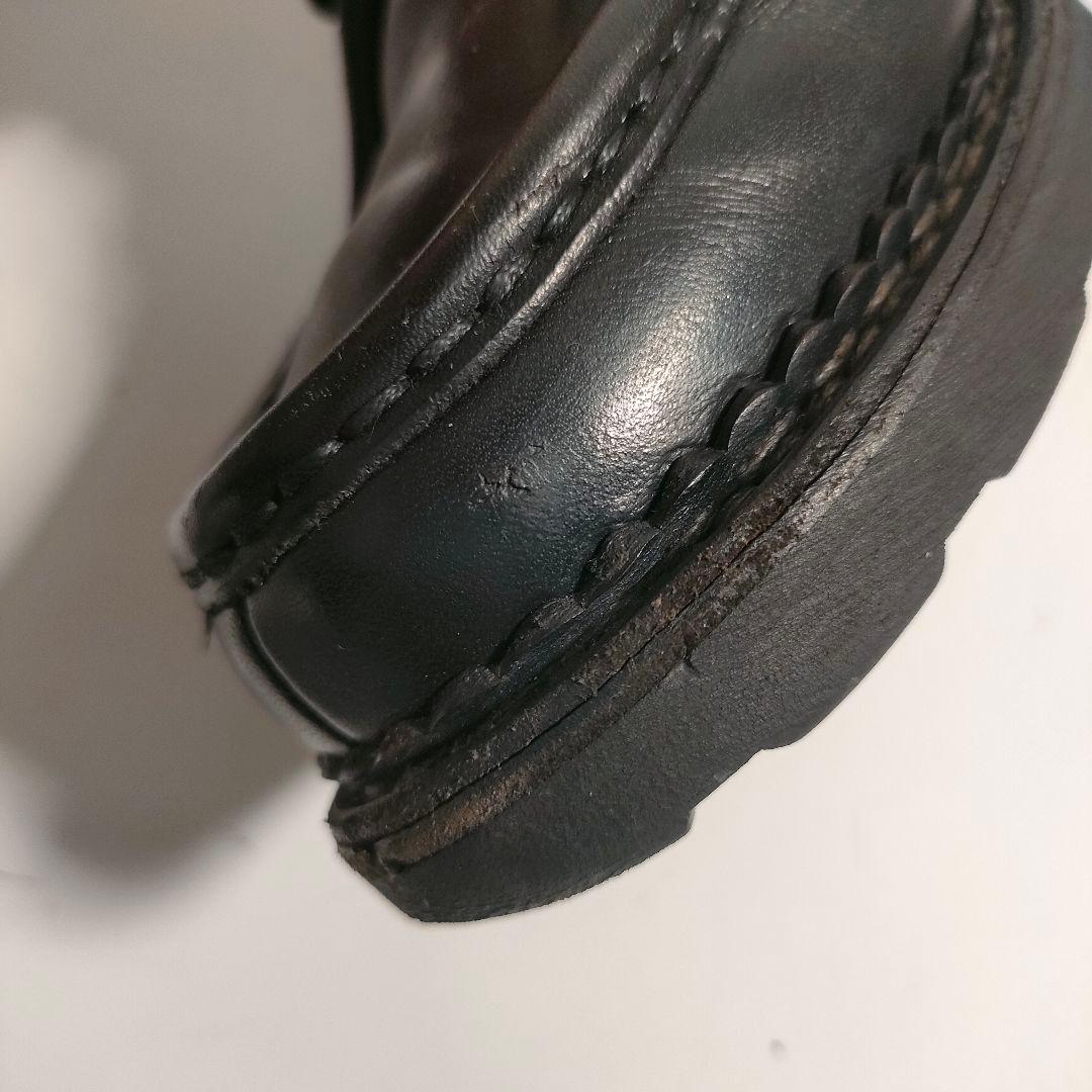 パラブーツ ミカエル 40 ブラック リスレザー チロリアンシューズ