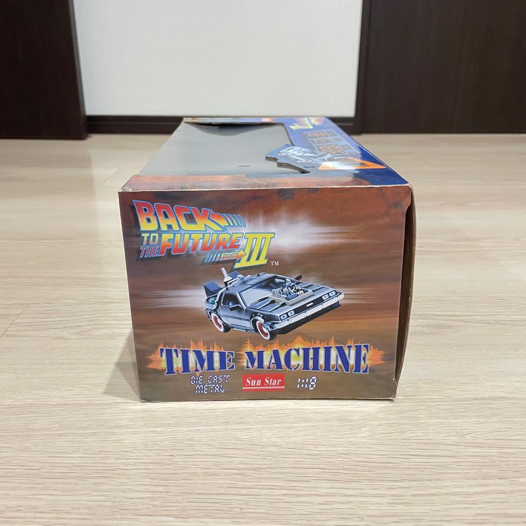 【希少品】サンスター 1/18 デロリアン バックトゥザフューチャー PART3