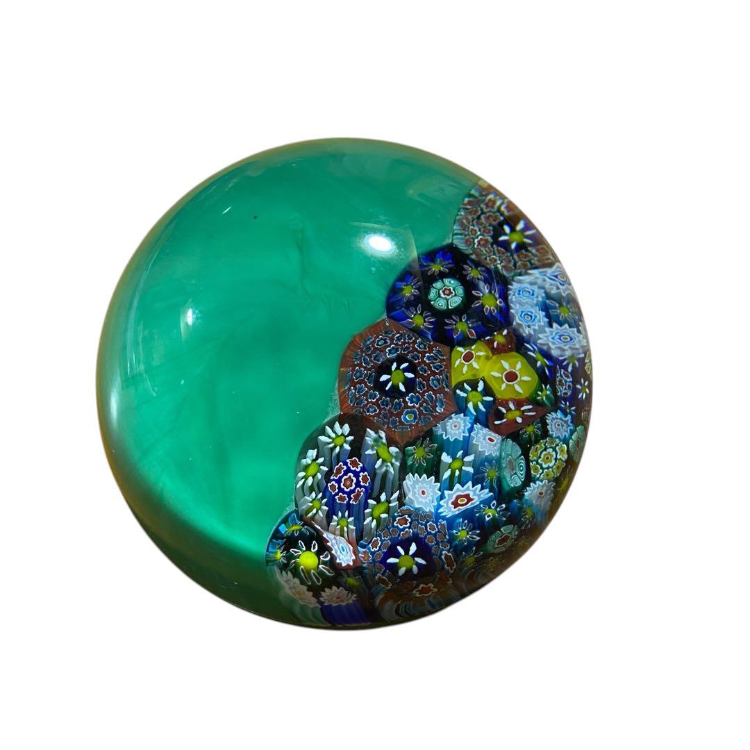 【美品】極美　ペーパーウェイト ミルフィオリ 超絶技巧