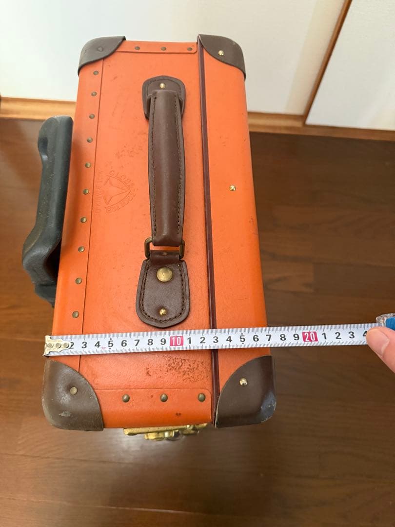 ★最終大特価★GLOBE-TROTTER オレンジ キャリーケース