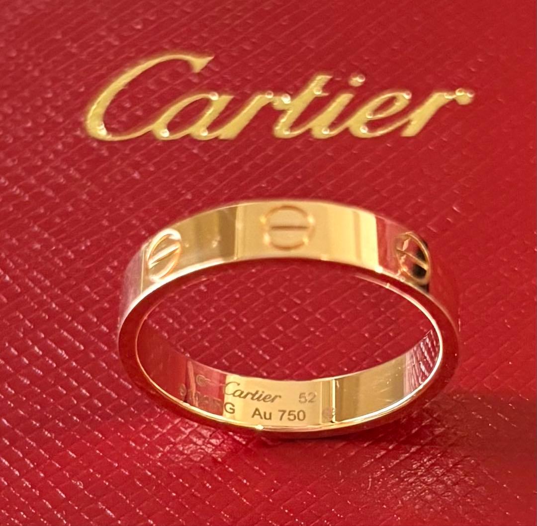 Cartier カルティエ ミニラブリング PG ピンクゴールド サイズ52