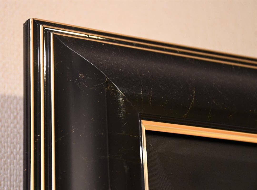 松本零士　【エメラルダス】 ピエゾグラフ キャンバス使用　直筆サイン入り　版画