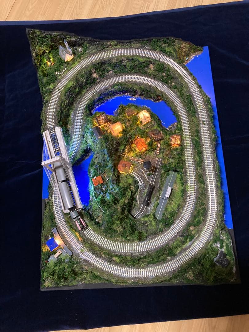 鉄道模型ジオラマ　　ロックです