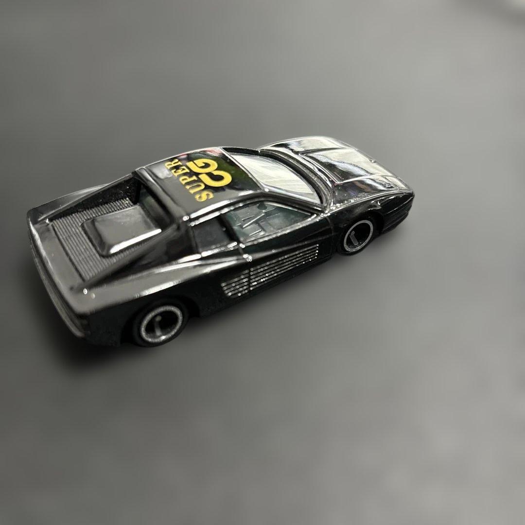 SUPER CG 黒ミニカー 箱付き テスタロッサ 非売品　限定