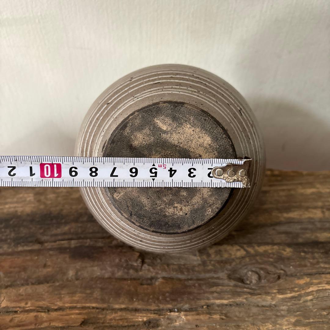 古丹波焼　えへんイッチン徳利　古陶磁.アンティーク.花入.古民芸.筒描　検:李朝