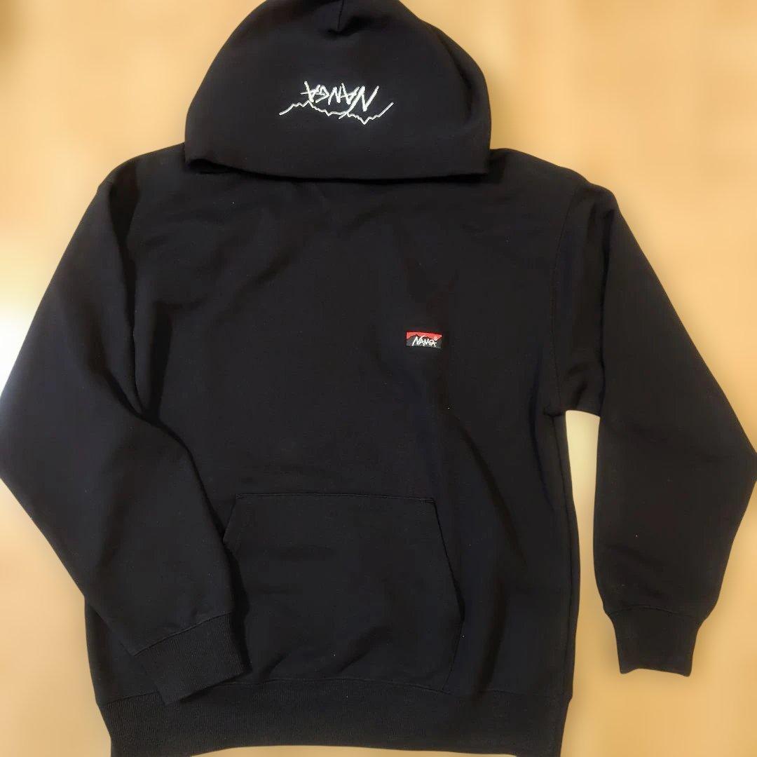 NANGA フーディ パーカー　ブラック　M