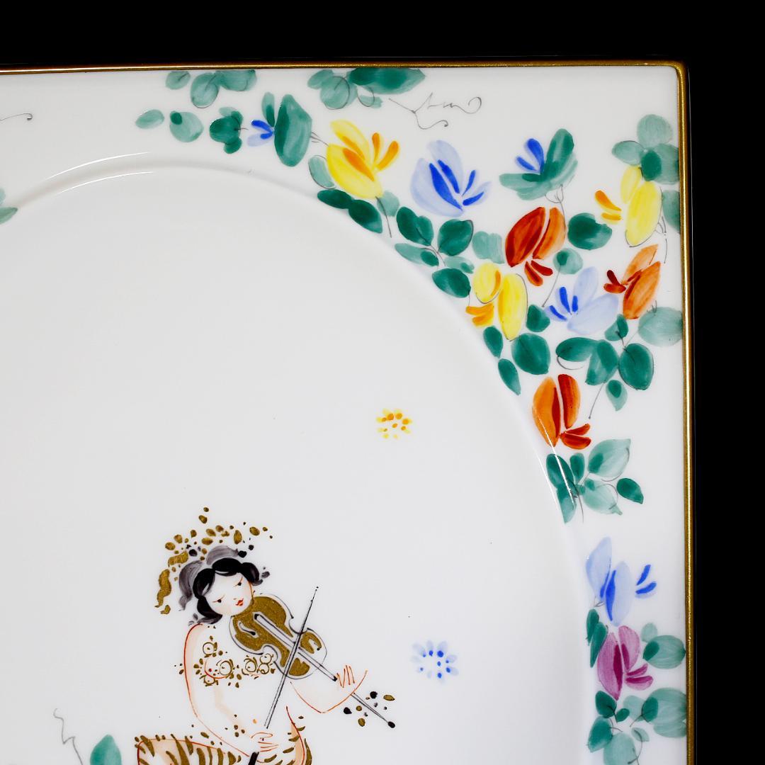 【レア極美品１級】マイセン アラビアンナイト 千夜一夜物語 陶板画 プラーク