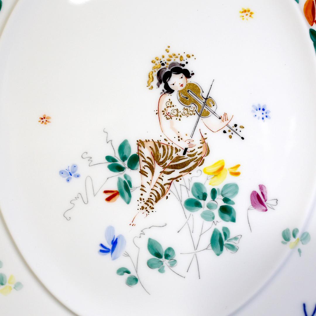 【レア極美品１級】マイセン アラビアンナイト 千夜一夜物語 陶板画 プラーク