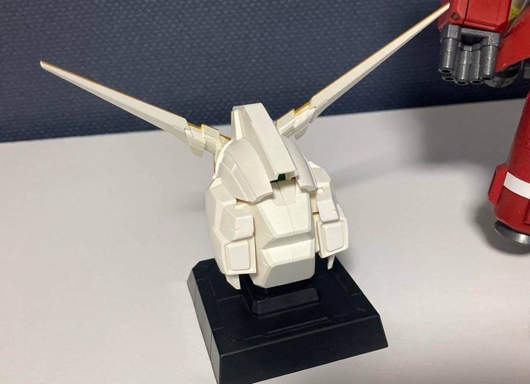 BB戦士392 ネオ・ジオング　塗装品 ガンダムヘッドコレクション　ユニコーン