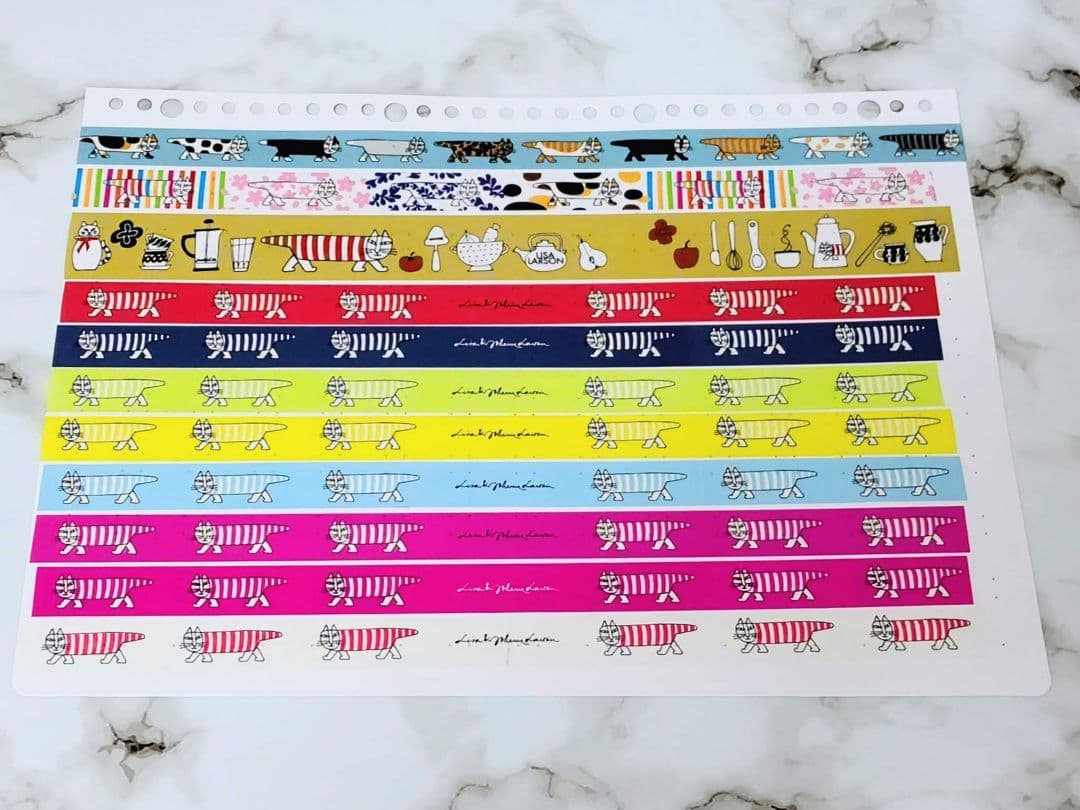 リサラーソン マスキングテープ 84本/全100種類＋ノベルティ8本セット 廃盤