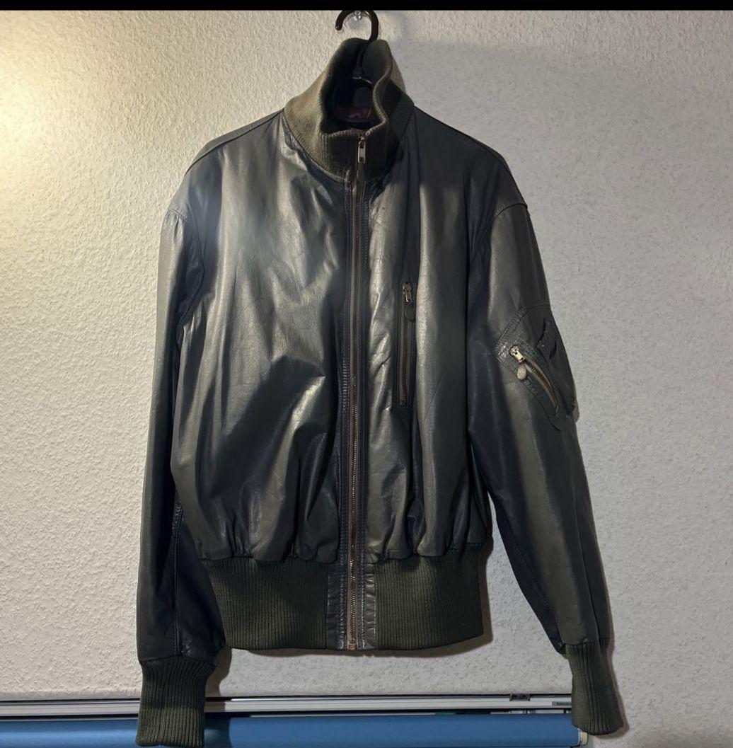 ドイツ軍 ヴィンテージ ドイツ パイロット　レザージャケット　フライトジャケット