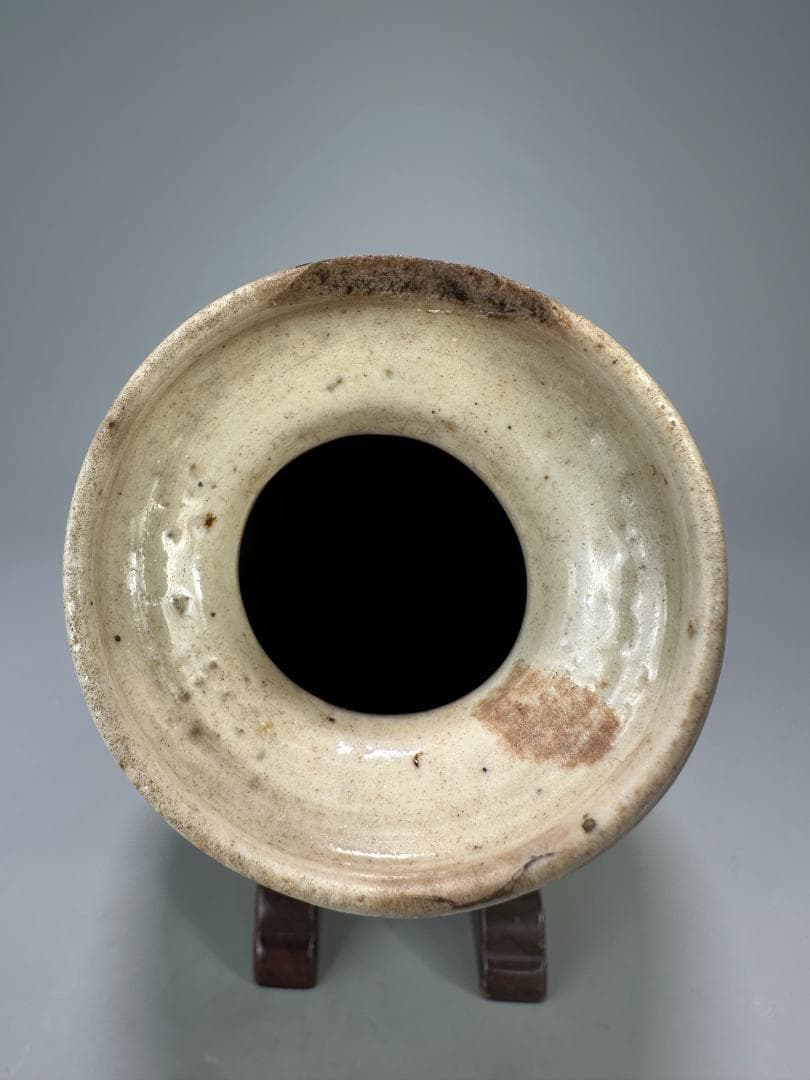 朝鮮古美術　18世紀頃　李朝時代　李朝　白磁　徳利　白磁壺　酒壺　韓国美術古陶磁