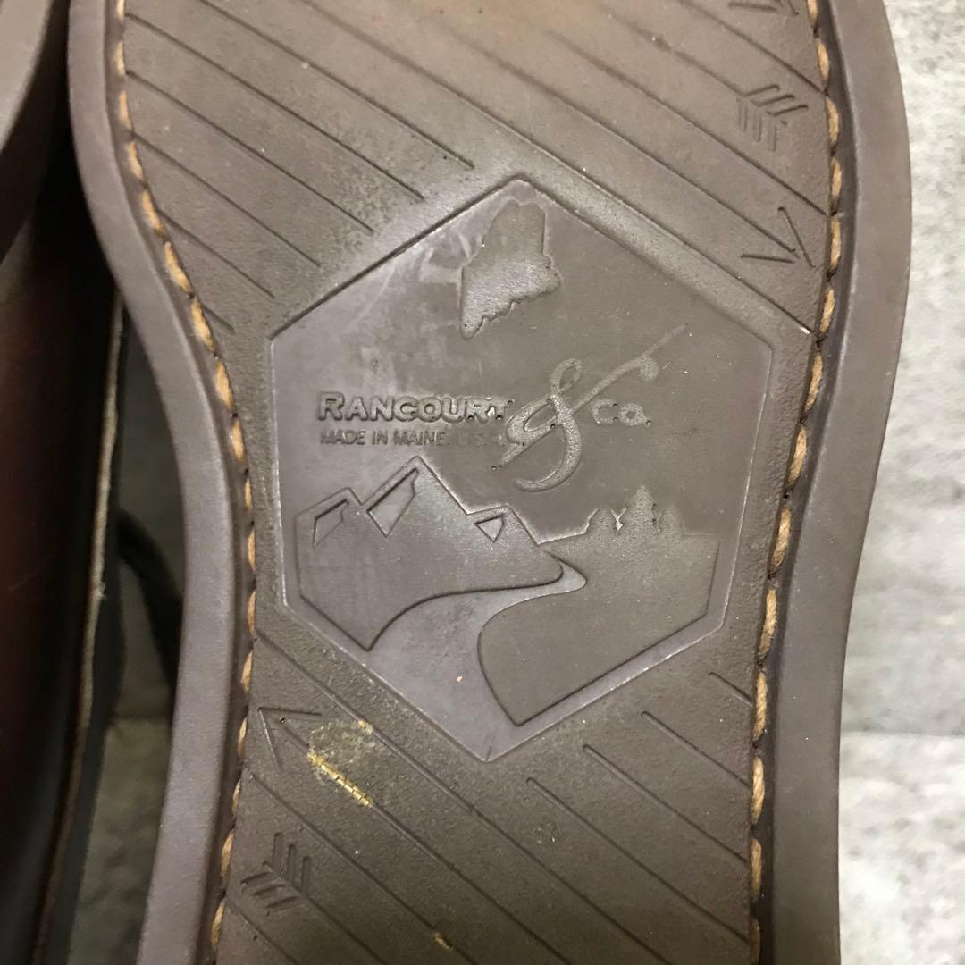 USA製 ランコート デッキシューズ 27.5cm モカシン 本革