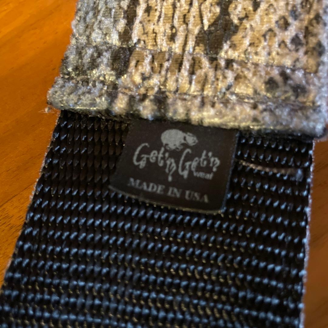 GET'M GET'M ハンドメイド ギターストラップ 美品