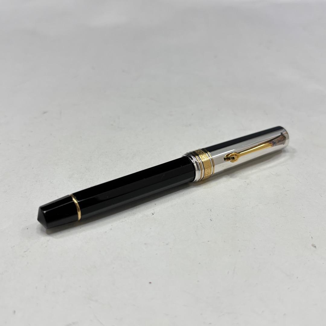 美品【オマス本物】万年筆/パラゴン/ペン先K18キャップSV925製