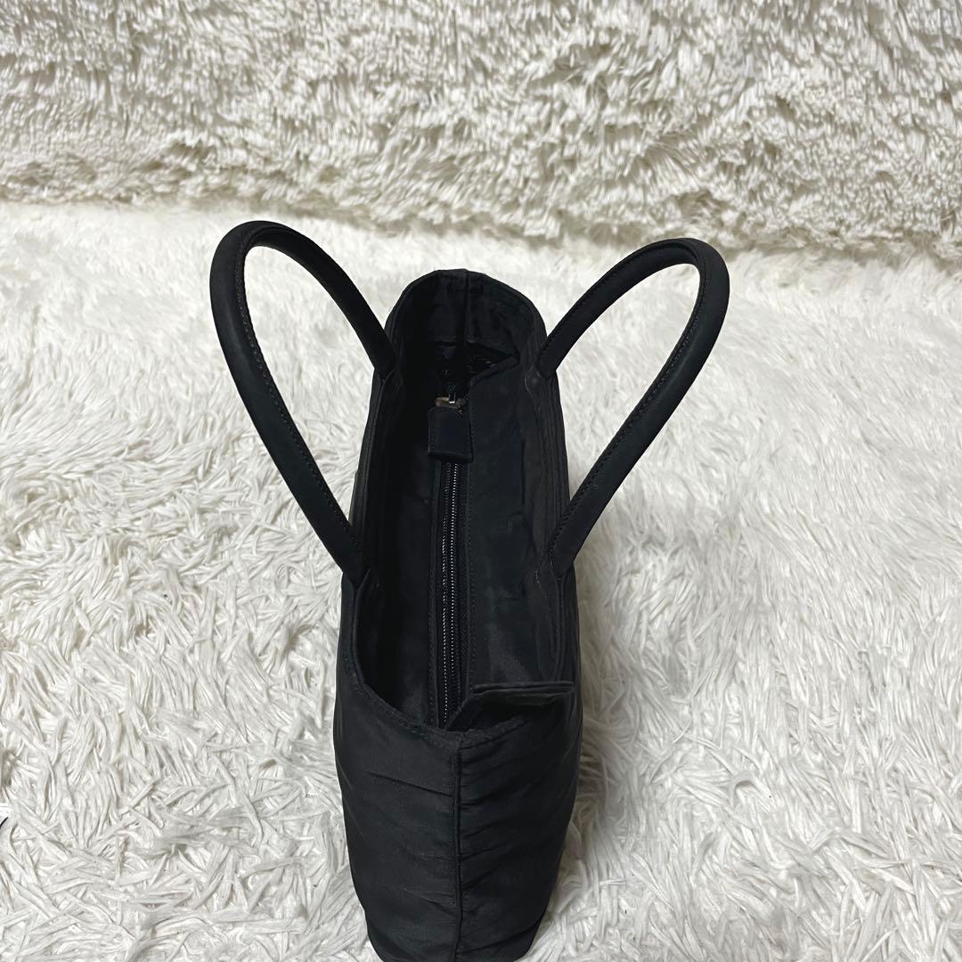 【美品】PRADA プラダ　ミニ　ハンドバッグ　トート　ナイロン　ブラック　黒