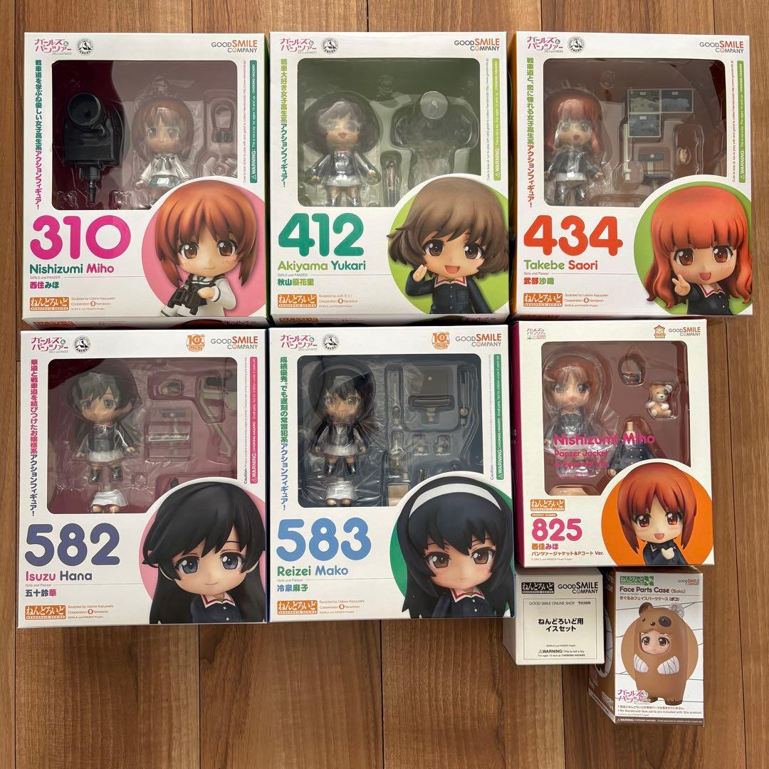 【新品未開封】ねんどろいど ガールズ&パンツァー 全6種セット+α