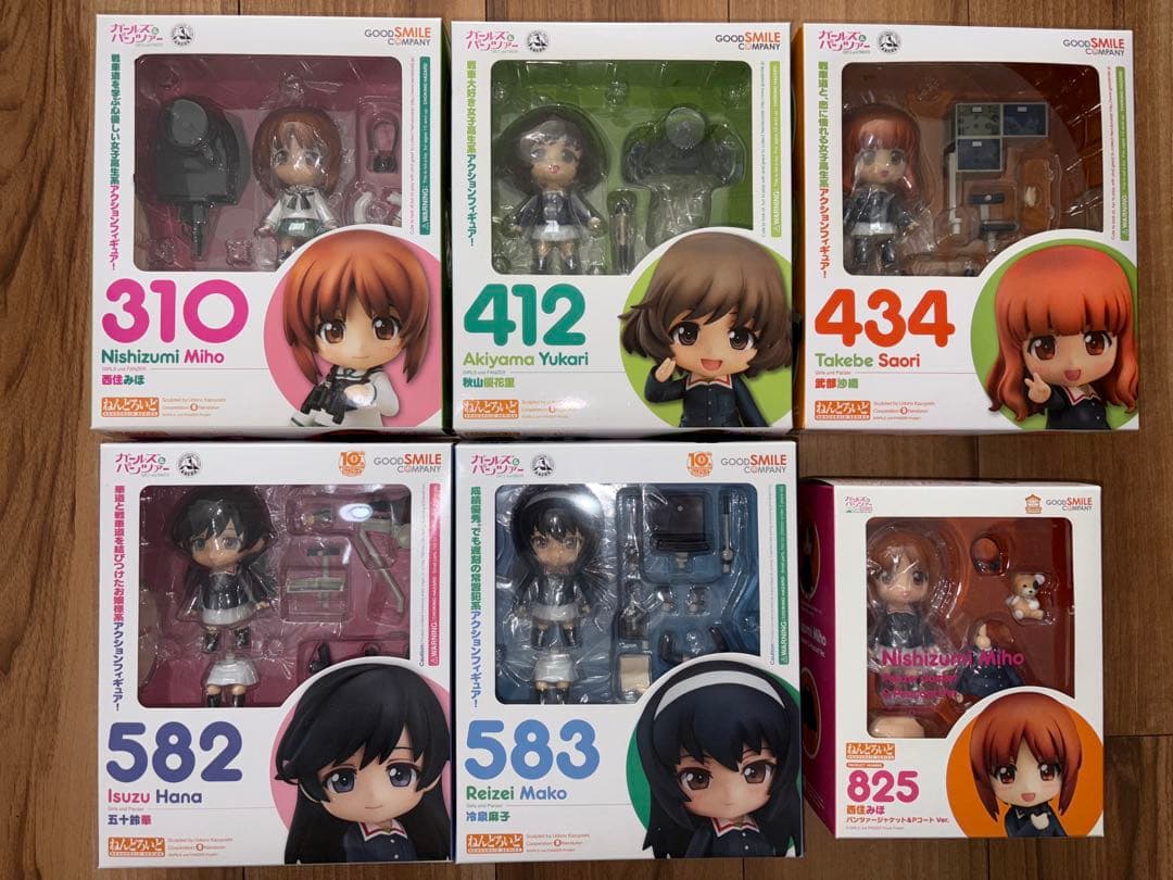 【新品未開封】ねんどろいど ガールズ&パンツァー 全6種セット+α