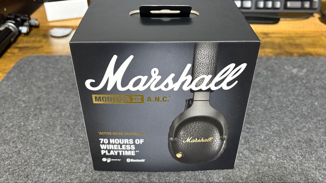 【週末値下中】Marshall Monitor III A.N.C. 付属品完品