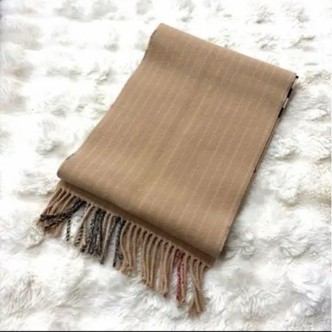 BURBERRY ベージュ チェック マフラー