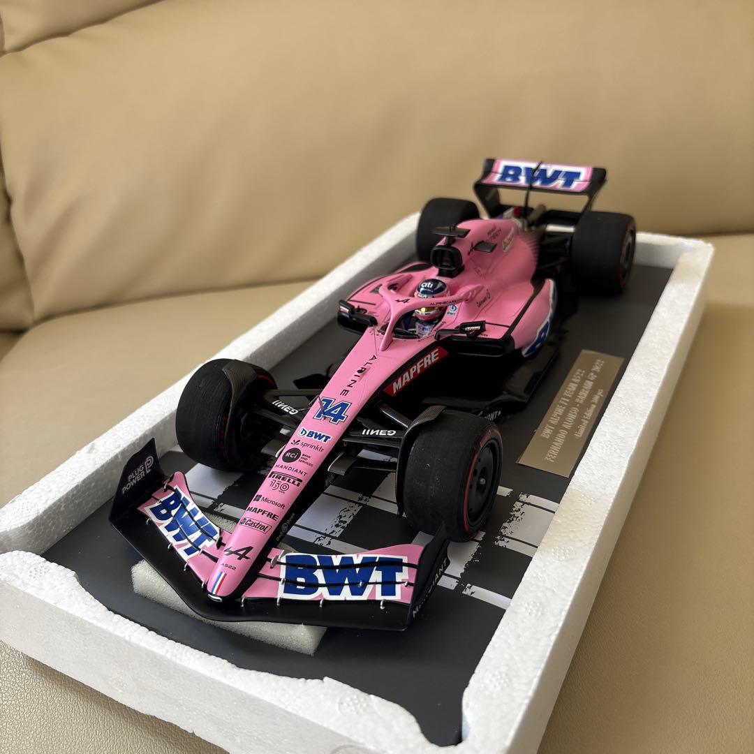 1/18ミニチャンプス アルピーヌF1 A522 F.アロンソ