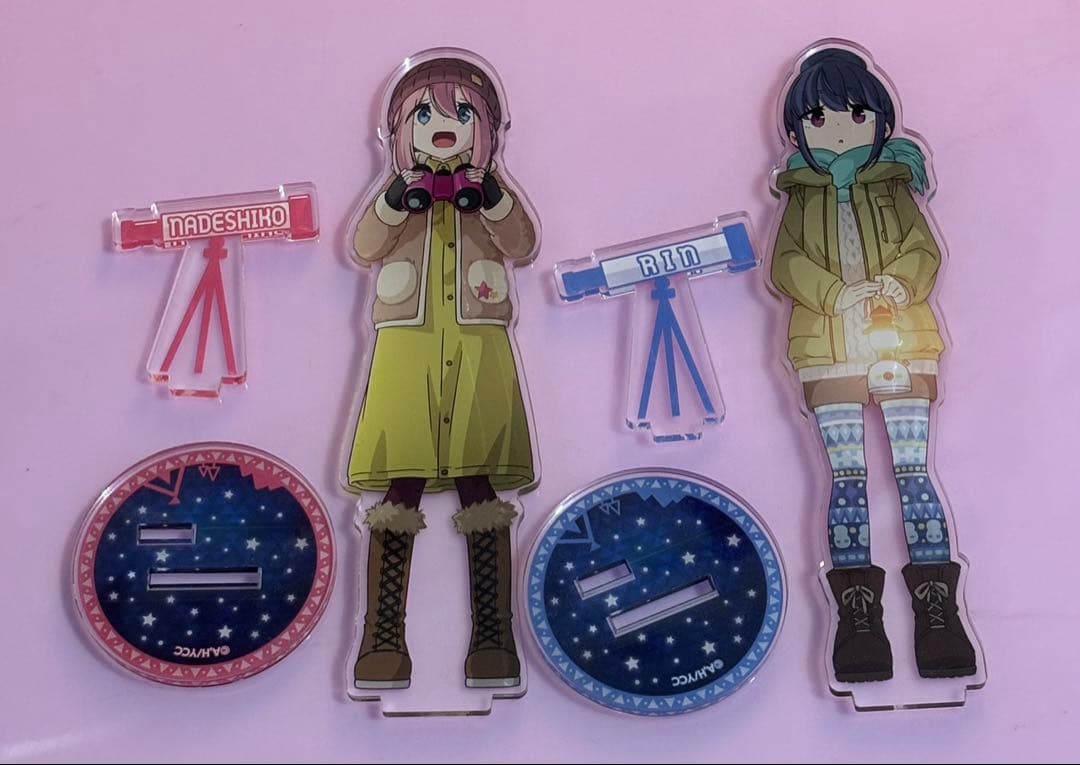 ゆるキャン△ 星空キャンプ　アクリルスタンド なでしこ　リン