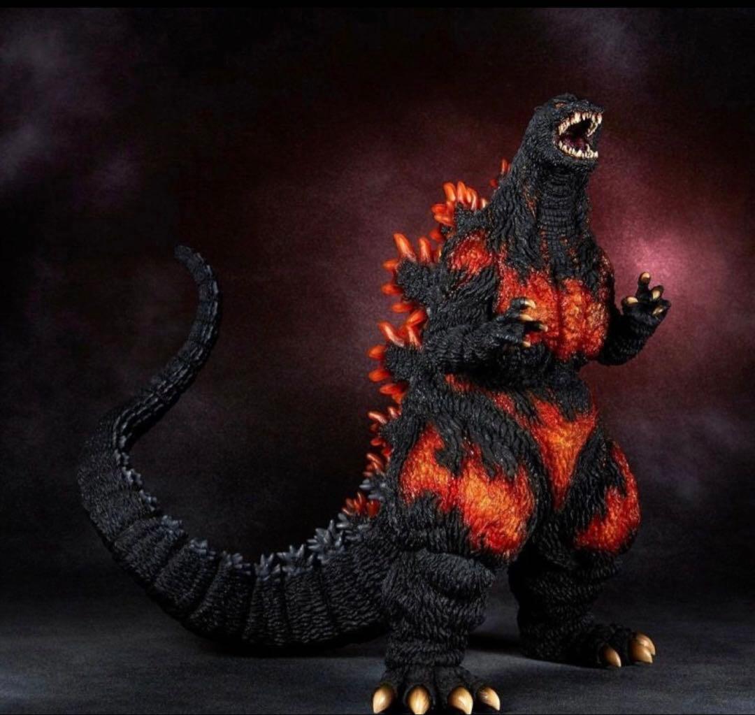 海洋堂 MEGA SOFUBI ゴジラ1995 デストロイア フィギュア