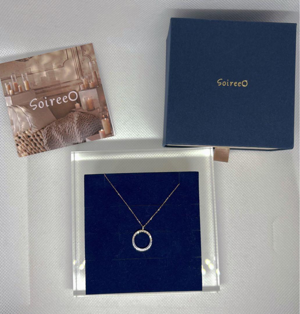 Nissy soireeO ソワレオー K10 ダイヤモンド Oネックレス